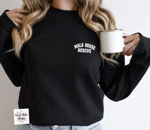 Load image into Gallery viewer, Mals House Rescue Crewneck Sweater