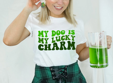 Load image into Gallery viewer, Lucky Charm Dog-Groovy | Unisex Tee