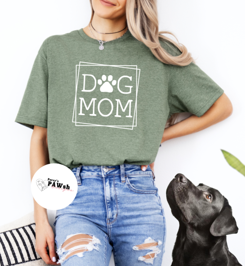 Dog Mom (Square) | Unisex T-Shirt