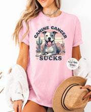 Load image into Gallery viewer, **PRE-ORDER** CANINE CANCER SUCKS | SHIRT FUNDRAISER
