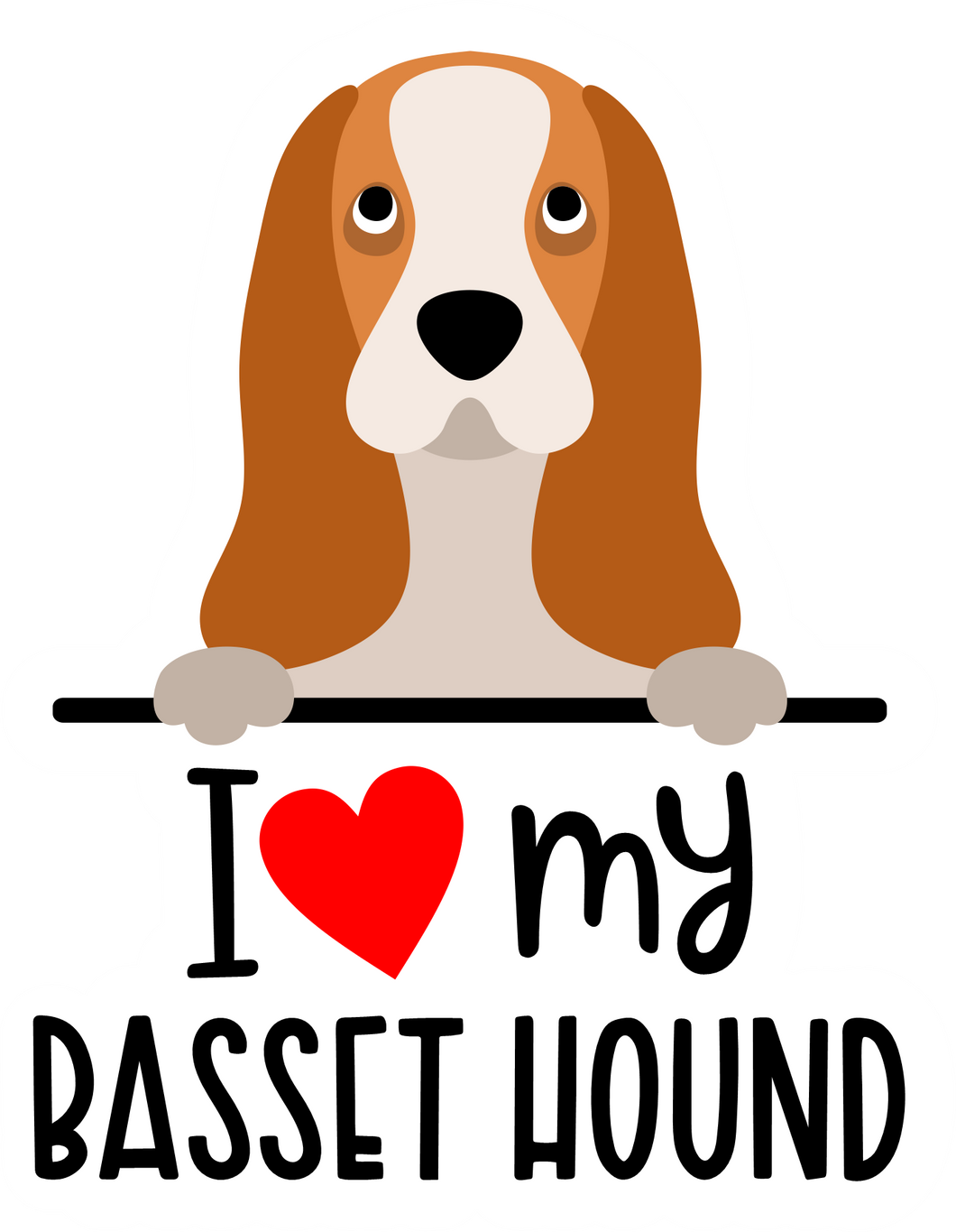 I LOVE MY BREED | Vinyl Sticker