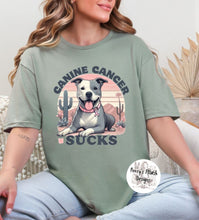Load image into Gallery viewer, **PRE-ORDER** CANINE CANCER SUCKS | SHIRT FUNDRAISER
