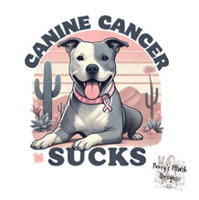 Load image into Gallery viewer, **PRE-ORDER** CANINE CANCER SUCKS | SHIRT FUNDRAISER
