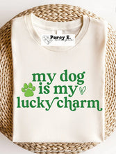 Load image into Gallery viewer, Lucky Charm Dog | Natural Unisex Tee
