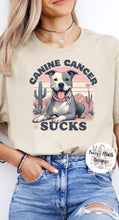Load image into Gallery viewer, **PRE-ORDER** CANINE CANCER SUCKS | SHIRT FUNDRAISER
