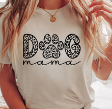 Load image into Gallery viewer, Dog Mama (Leopard) | Unisex T-Shirt (2 color options)
