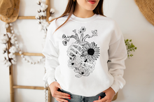 Load image into Gallery viewer, Flourishing Heart Crewneck
