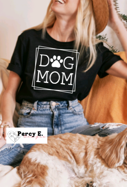 Dog Mom (Square) | Unisex T-Shirt