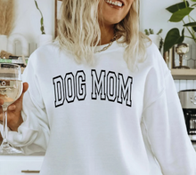 Load image into Gallery viewer, Dog Mom (Varsity) | Unisex Crewneck (2 color options)
