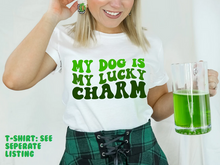 Load image into Gallery viewer, Lucky Charm Dog-Groovy | Unisex Crewneck
