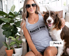 Load image into Gallery viewer, RESCUE MOM | Ladies Racerback Tank top
